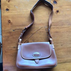 Dooney and Bourke brown leather shoulder bag